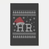 Kerstmis HR Holiday Funny Human Resources Xmas Post-it® Notes (Voorkant)