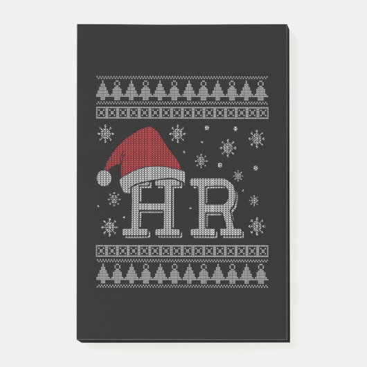Kerstmis HR Holiday Funny Human Resources Xmas Post-it® Notes (Voorkant)