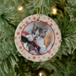 Kerstmis huisdier foto decoratie bewerkbaar