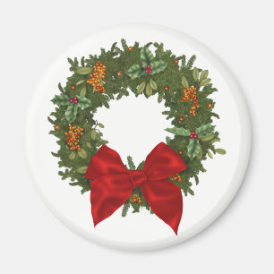 Kerstmis Hulst Krans Magneet