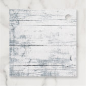 Kerstmis Hulst Rustiek Hout Kerstcadeau Bedankjes Labels (Achterkant)