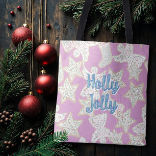 Kerstmis Hulst Vrolijke Traditionele Koekjes Patro Tote Bag