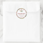 Kerstmis hulsttak honingpot label (Tas)