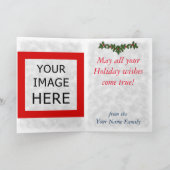 Kerstmis Hummers Feestdagen Kaart (Binnen)