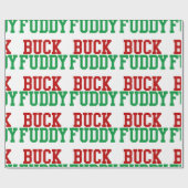 Kerstmis humor cadeaupapier (Vlak)