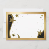 Kerstmis, Huwelijk, Jubileum Gouden Sterren Foto Feestdagenkaart (Voorkant)