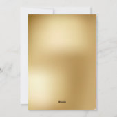 Kerstmis, Huwelijk, Jubileum Gouden Sterren Foto Feestdagenkaart (Achterkant)