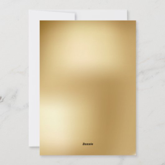 Kerstmis, Huwelijk, Jubileum Gouden Sterren Foto Feestdagenkaart (Achterkant)