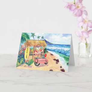 Kerstmis: Ice Santa Kaart