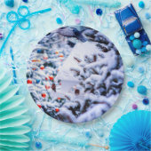 Kerstmis Idyll aantrekkelijk Papieren Bordje (Feest)