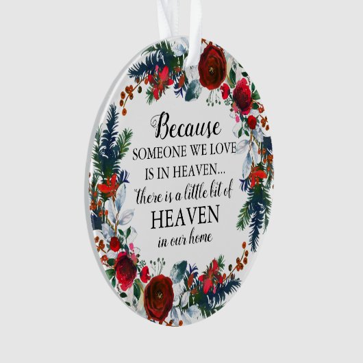 Kerstmis | Iemand in de hemel Ornament (voorkant)