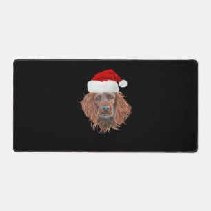 Kerstmis Ierse Setter Klassiek T-shirt Bureaumat