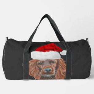 Kerstmis Ierse Setter Klassiek T-shirt Plunjezak