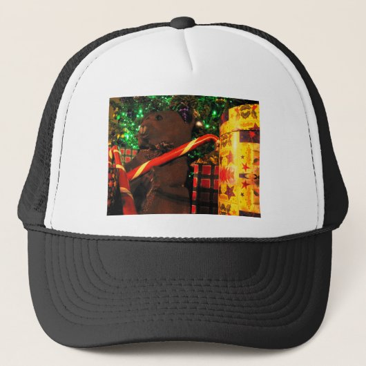 Kerstmis II van Teddys Trucker Pet (Voorkant)