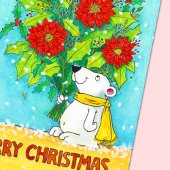 Kerstmis IJsbeer Groet Kaart