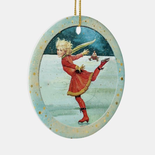 Kerstmis  ijsberen keramisch ornament (Rechts)