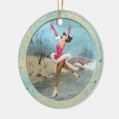 Kerstmis  ijsberen keramisch ornament (Links)