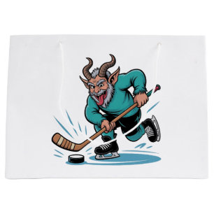 Kerstmis Ijshockey Spelen Griezelige Kerst Sport Groot Cadeauzakje