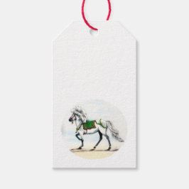 Kerstmis IJslands paard Jol Cadeaulabel