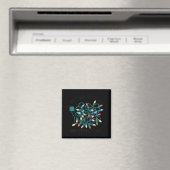 Kerstmis Ik Ben Fijn Alles Is Fijn Verwarrende Ker Magneet (Insitu (Vaatwasser))