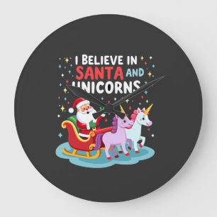 Kerstmis Ik Geloof In Sinterklaas En Eenhoorns Fun Grote Klok