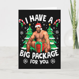 Kerstmis Ik Heb Een Groot Pakket Voor Jou Stoute G Kaart