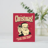 Kerstmis: Ik heb hier Uw Recht van de Geest van de Feestdagenkaart (Staand voorkant)