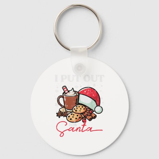 Kerstmis Ik Leg Voor Sinterklaas Grappige Kerst Ki Sleutelhanger (Voorkant)