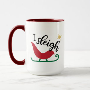 Kerstmis Ik Sleur, Grappig Kerstcadeau Mok
