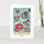Kerstmis, ik wil alleen voor Kerstmis... ooien. Feestdagen Kaart (Achterkant)