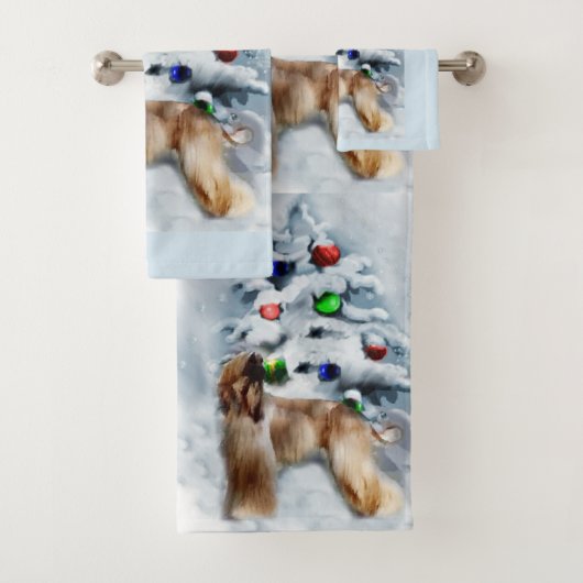 Kerstmis in Afghanistan Bad Handdoek (Insitu)