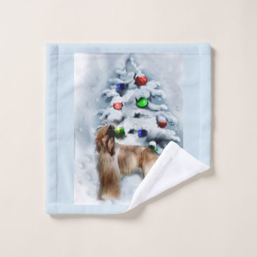 Kerstmis in Afghanistan Bad Handdoek (Wasdoekje)