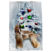 Kerstmis in Afghanistan Medium Cadeauzakje (Achterkant)