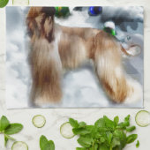 Kerstmis in Afghanistan Theedoek (Gevouwen)