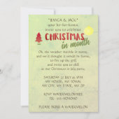 Kerstmis in alle uitnodigingen van een maand (Voorkant)