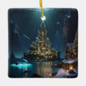 Kerstmis in Atlantis Ornament (Voorkant)