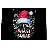 Kerstmis in augustus Squad Grappige Zomer Kerstmis Groot Cadeauzakje (Voorkant)