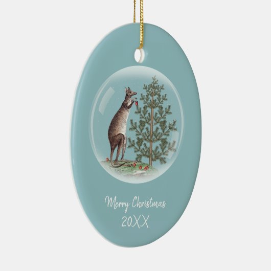 Kerstmis in Australië Keramisch Ornament (Rechts)