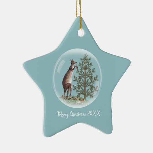 Kerstmis in Australië Keramisch Ornament (Rechts)