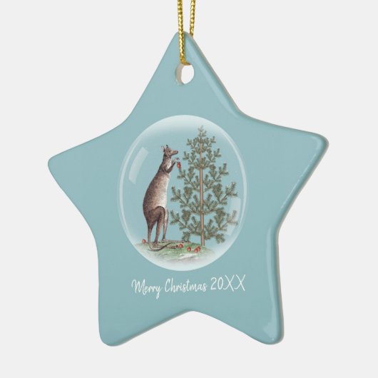 Kerstmis in Australië Keramisch Ornament (Links)