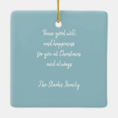 Kerstmis in Australië Keramisch Ornament (Achterkant)