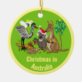 Kerstmis in Australië Keramisch Ornament (Voorkant)