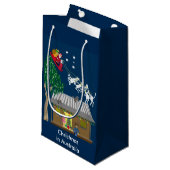 Kerstmis in Australië Klein Cadeauzakje (Voorkant Gekanteld)