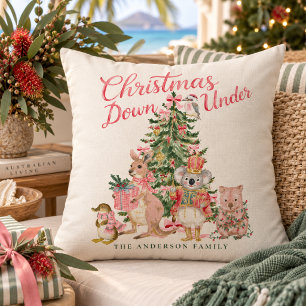 Kerstmis in Australië Persoonlijke Gezins Kussen