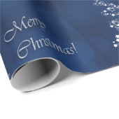 Kerstmis in blauw cadeaupapier (Rol Hoek)