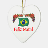 Kerstmis in Brazilië Keramisch Ornament (Links)