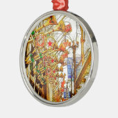 Kerstmis in Chicago Metalen Ornament (Links)