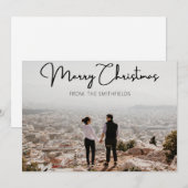 Kerstmis in City Adventure Feestdagenkaart (Voorkant / Achterkant)