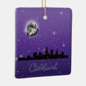 Kerstmis in Cleveland, Ohio Keramisch Ornament (Rechts)