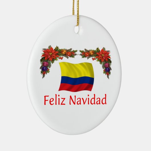 Kerstmis in Colombia Keramisch Ornament (Rechts)